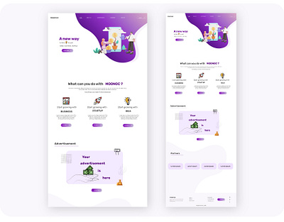 MOONOC design graphic design ui ux web