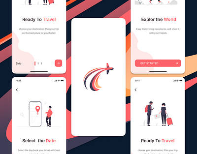 Travel App app ui apps design branding business cover design dailyuichallenge design illustration inspiration logo ui