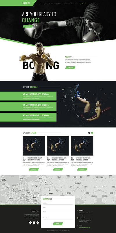 Web Mockup Design for Boxing Artist - Rajjat Garg artist boxer creative design designer garg graphic graphics green image mockup minimalist mockup professional designer rajjat simple ui web web mockup website website design