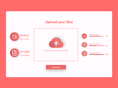 Daily UI #031 - File Upload dailyui dailyui challenge design figma send files ui upload ux