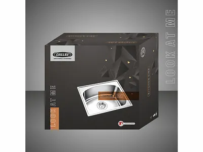 Kitchen Sink Box Packaging Design box branding cover design graphic illustration irzza kitchen sink logo luxury design concept packaging ui