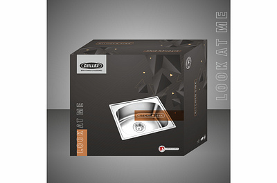 Kitchen Sink Box Packaging Design box branding cover design graphic illustration irzza kitchen sink logo luxury design concept packaging ui