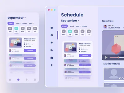 Responsive design learning app 3d 3d illustration class classroom dashboard edu education exams freebies learn learning app mobile app mobile design responsive design school ui web design website design