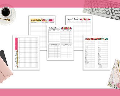 Floral Budget Planner budget form budget pdf budget planner budget tracker budgeting documents budgeting forms digital planner expense planner expense tracker finance planner finance tracker pdf form personal budget personal budget planner physical planner planner pdf printable planner savings tracker snowball debt tracker spending tracker