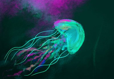 Neurotoxin Jellyfish adobe animation branding design doodlekite graphic design illustration illustrator logo motion graphics ui vector