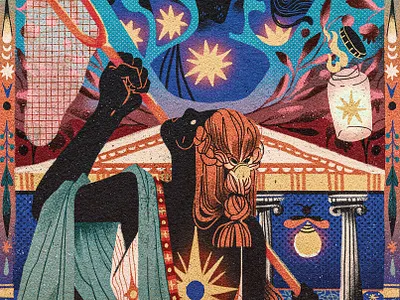 Firefly camelia pham character conceptual digital folioart illustration texture