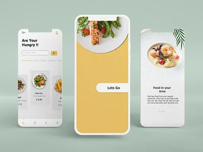 Food Ordering App app design ui ux
