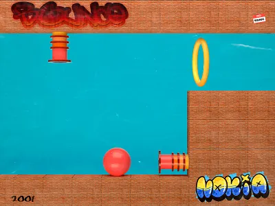 Bounce – from 2001 with love cinema4d illustraion