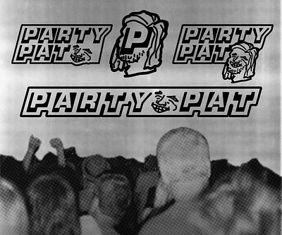 Party Pat DJ Logo client design dj fun halftone illustration logo party vector work