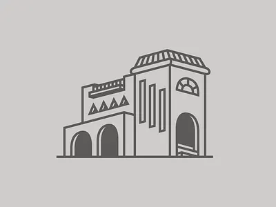 Casa Tapatía architecture castellanos lambley design digital guadalajara illustration illustrator jalisco logo luis barragan mexico vector