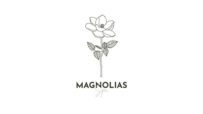 Magnolias Spa apollostudio branding design illustration line art line logo logo minimalist logo ui vector