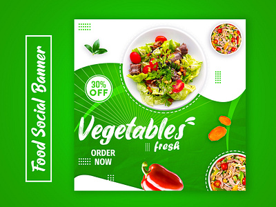 Organic food social media post design template advertisment adwords design banner ads brand identity branding design design facebook post illustration instagram instagram templates instagram ad instagram post design instagram stories leaflet logo prospectus social media ads social media post social media templates twitter post design vector