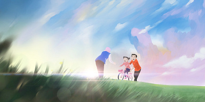 Family digital art digital illustration digital painting drawing drawingart natural