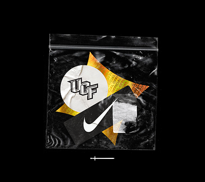 UCF Sticker Pack design football gold grunge holographic sports stickers ucf