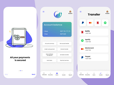 Banking App bank banking design payments ui ui design uiux ux ux design