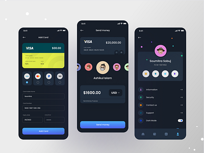 Banking Mobile App app app redesign bank bankapp banking bitcoin concept currency finance fintech fintech app mobile mobile app design mobileapp nft popular transaction ui uiux wallet