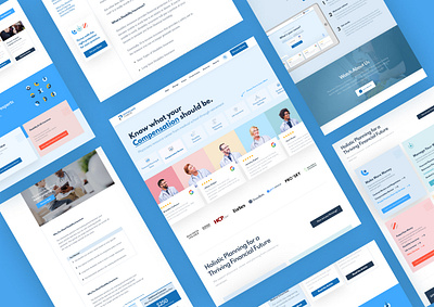 Physicians Thrive Redesign - Blog and Content Growth animation blog branding content content heavy design illustration landing page nerd wallet photos site vector webflow website