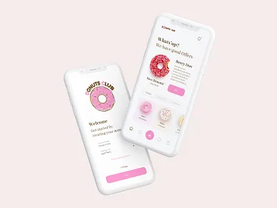 Donuts App design app delivery design developer donut figma food health magazine mobile online shopping system ui ux web website