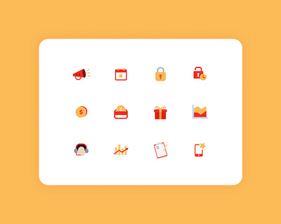 Icon Set art design figma icons illustration ui ux vector