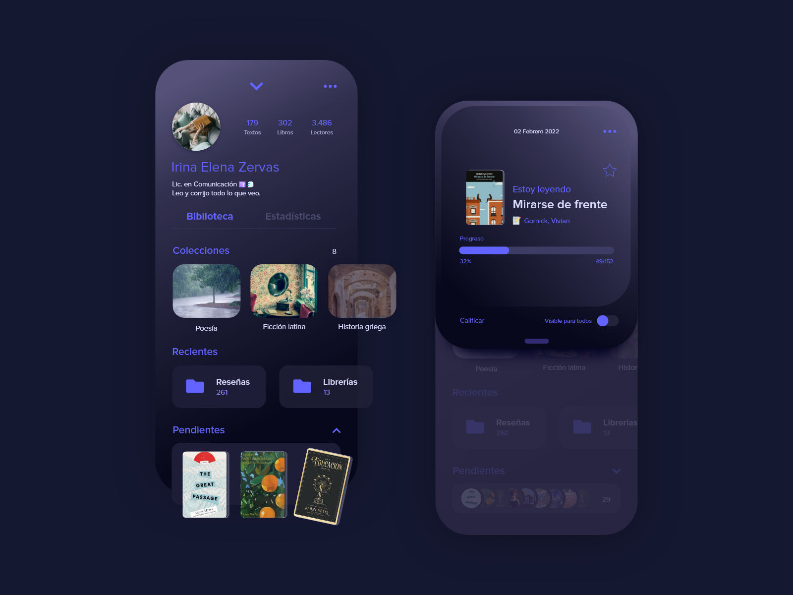 Example of User profile