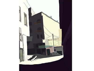 Old city of Tehran Illustration - 10 - kamranieh design graphic design illustration vector