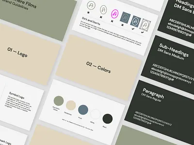 Anywhere Films Brand Guidelines a logo branding branding identity filmmaker guidelines identity logo styleguide typography vector