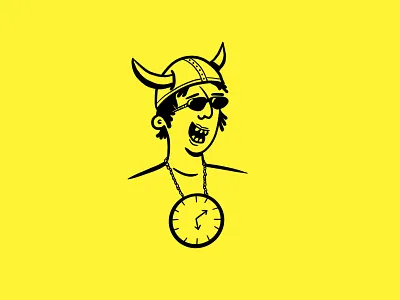 Clock character clock illustration shaketember women who draw