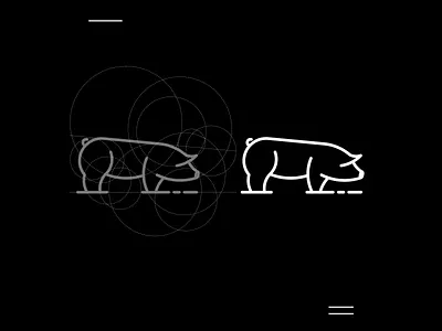 Pig logo animal animation apparel brand logo branding company design graphic design grid icon illustration logo logo concept logo grid modern motion graphics new pig simple ui