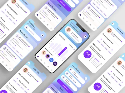 Doctor Appointment madewithadobexd ui ui design uidesign