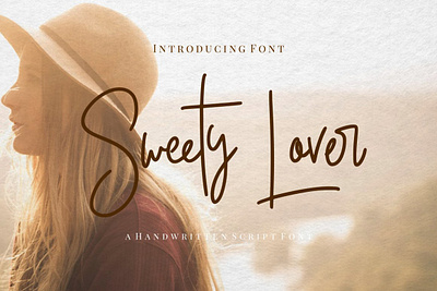 Sweety Lovers - Handwritten Signature Script Font best font brush script casual font handwriting font ink font label font lettering font logo font messy font modern font mono script natural font pen font photography font sign font signature font stylish font trendy font typeface font wedding font