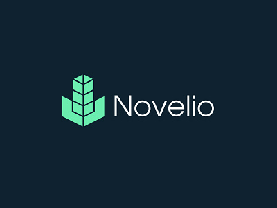 Novelio Logo Design Concept abstract app icon authors book brand identity business community platform company corporate digital branding fountain logomark modern logo design online reading pen read visual identity design website write writing novel