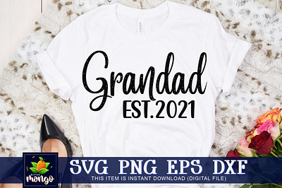 Grandad est.2021 SVG cricut grandad est.2021 svg