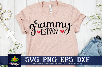 Grammy est.2021 SVG cricut grammy est.2021 svg