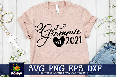 Grammie est.2021 SVG cricut grammie est.2021 svg