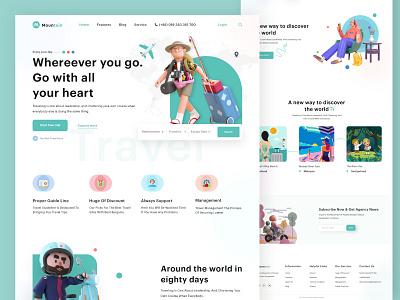 Mountain || Travel Landing Page branding landingpage marketplace minimal tourism travel agency travelgram travelphotography traveltheworld trending uidesign