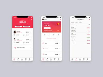 Money4kids app children figma money ui uidesign