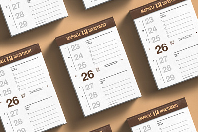 Mapwell Investment Branding Pt 21 brandesign branding calendar calendardesign design layout logo logodesign typography vi visualidentity