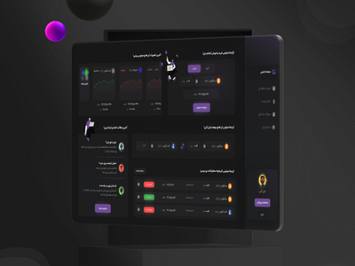 ZarArz | Crypto Exchange | Web adobexd bitcoin crypto dark dashboard design exchange figma illustration mockup trading ui ux uidesign webdesign