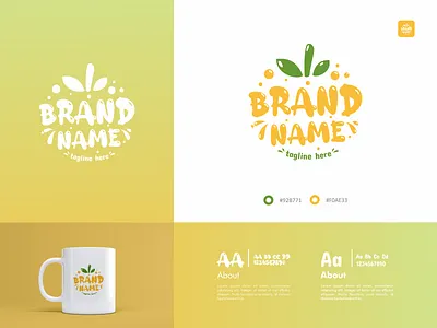 Fun Fruit Logo branding business company design flat design fruit fun icon logo logo design logotype minimal ui