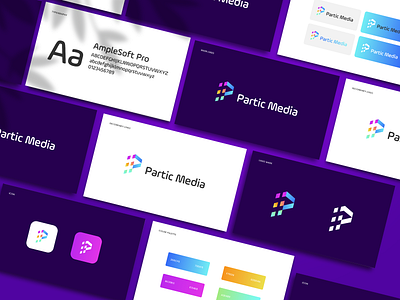 Partic Media Brand Logo Design app branding brandinglogo brandlogo design designlogo graphic design icon letter logo media particle particlelogo pletter plogo vector