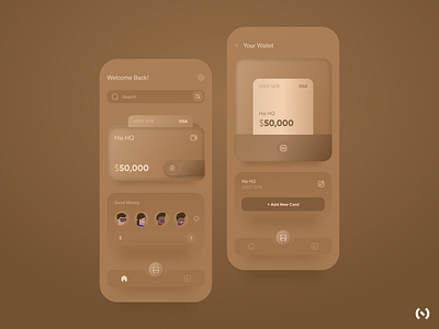 Wallet App Concept 3d 3d look app colors design dribbble finance financial app fintech fintech app minimal mobile app mobile app design mobile design neobanking app neomorphism ui ux wallet wallet app