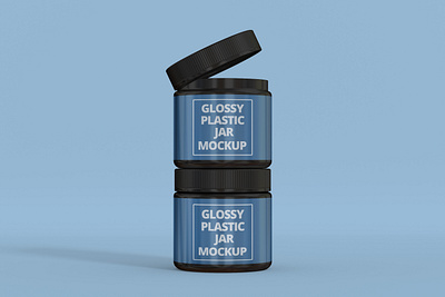 Jar Mockup 3d branding graphic design jar logo mockup motion graphics packaging