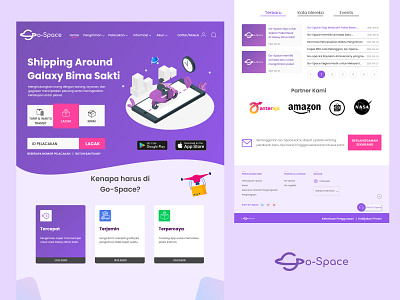 Go-Space Web Design application ui branding delivery design graphic design service space ui uidesign uiux ux uxdesign vector web design