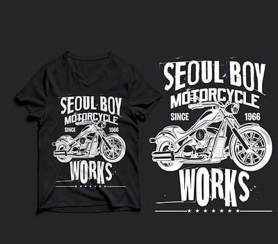 motorcycle t-shirt Design slogan