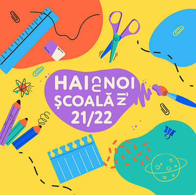 Hai la școală cu noi în anul 21/22! 3d animation branding chisinau creative cromatix cromatix creative image lab cromatixlab design graphic design illustration logo moldova motion graphics ui