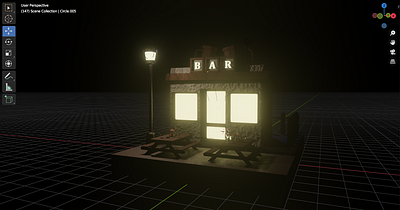 3d bar in blender 3d