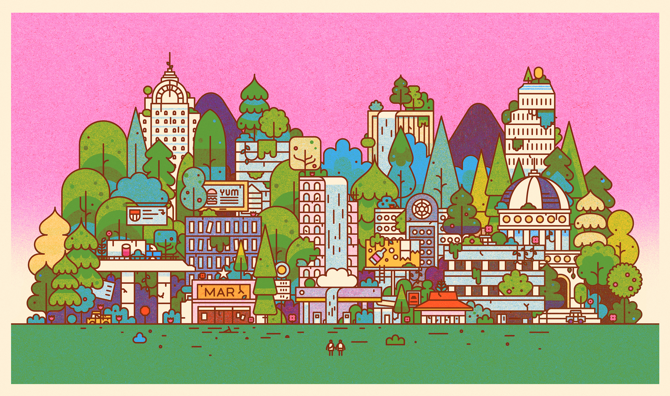 Don't Leave Me Stranded Here design illustration