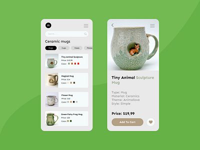 Smart Cup App Concept 3d animation app app mobile art branding brutal color design illustration logo mobile design mobile shop mug shop mugs shop ui uidesign uiux web