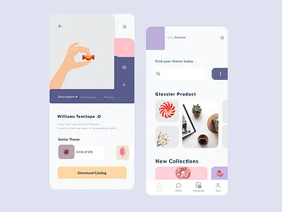 Collectons branding design illustration typography ui ux