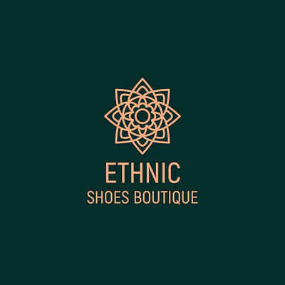 Logo with Golden Mandala | Turbologo boutique brand design branding design golden graphic design hindi illustration islamic logo logo design mandala morocco online shop typography ui ux vector